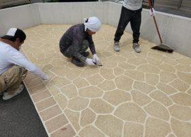 養生撤去・清掃作業