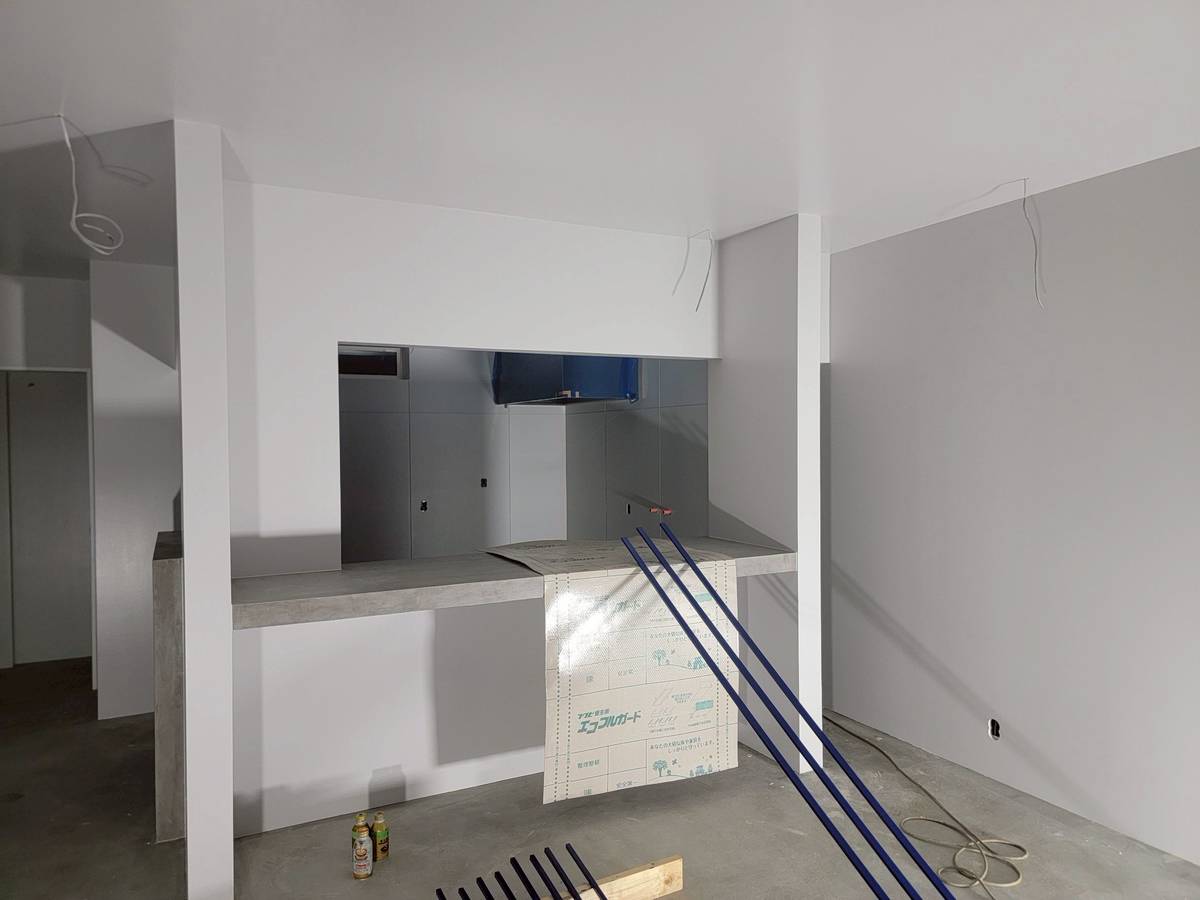 天井、壁、建具施工完了写真