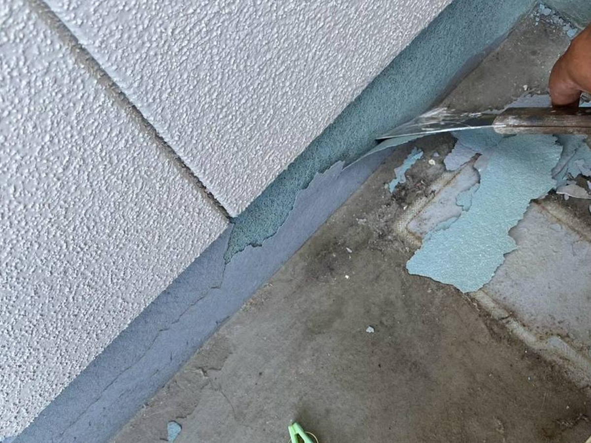 ケレン作業写真